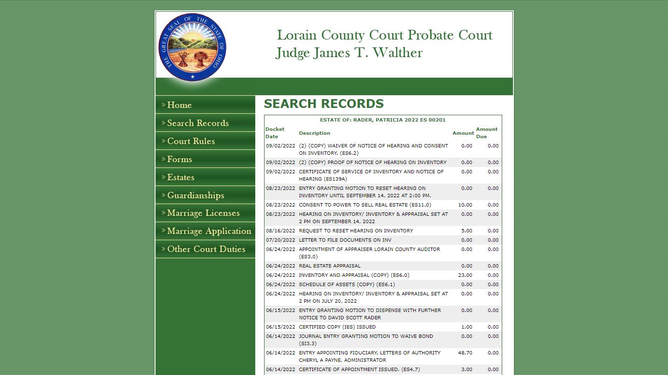Lorain County Probate Court